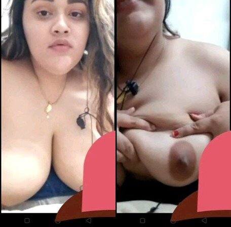 BBW milf hot beauty nudevista showing her huge boobs MMS