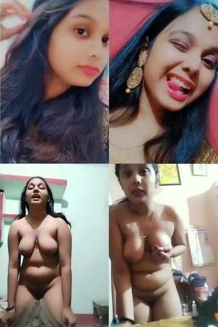 Extremely cute 18 babe indian desi porn show big tits