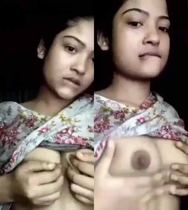 Beautiful sexy village 18 girl desi xvideo showing nude mms