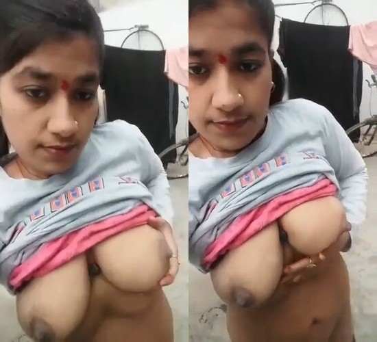 Hot big tits girl indian best xxx make nude video for bf mms
