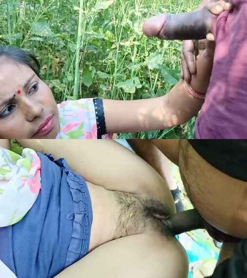 Amateur village sexy hot porn with aunty nephew fucked outdoor HD