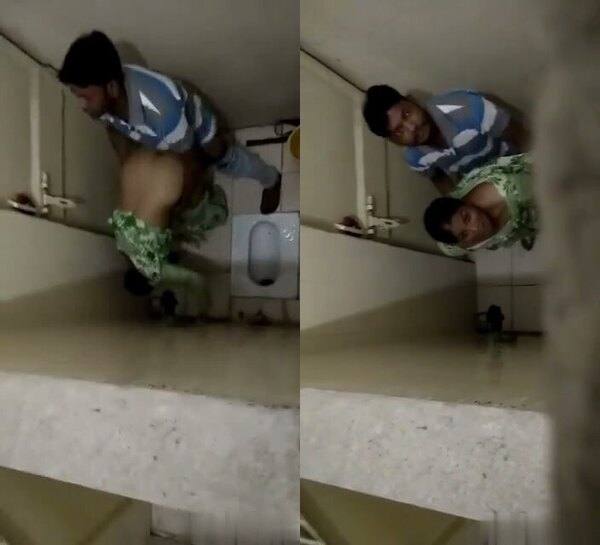 Amateur sexy couple www xvide0s com fucked in toilet hidden capture